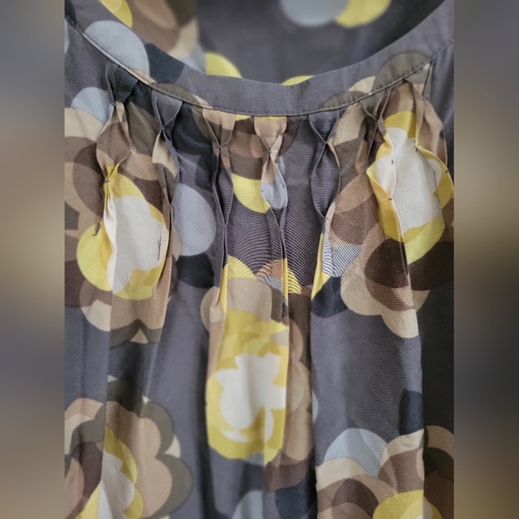 Boden Floral Silk Shift Dress - Picture 4 of 5